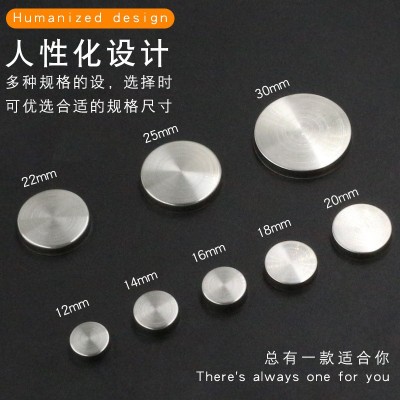 迪尼特钢塑钉不锈钢镜钉广告装饰螺丝钉规格齐全玻璃装饰镜钉批发图2