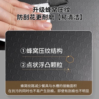 外贸4.0加厚压纹水槽304不锈钢洗菜盆网红日式大单槽左下水洗碗池图3