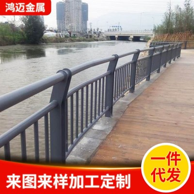 工程河道防护不锈钢护栏 厂家批发不锈钢桥梁护栏 河道景观护栏图3
