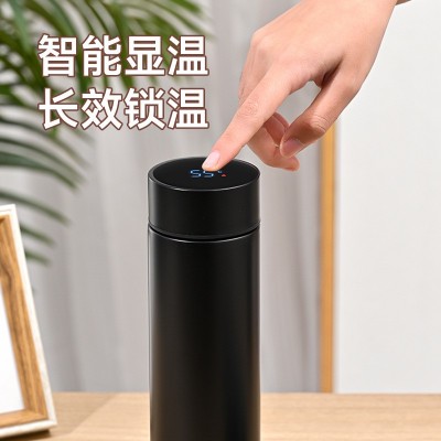 智能保温杯304不锈钢显温杯数显LED温控车载保温杯汽车杯图4