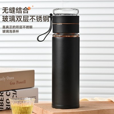 新款茶水分离玻璃保温杯双层真空泡茶杯保冷车载商务保温杯图4