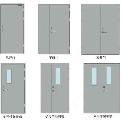 不锈钢防火门 常开式常闭式开启 楼梯通道阻隔烟雾用图2