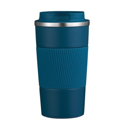 新款不锈钢硅胶3代咖啡杯2代保温水杯子汽车载杯子便携礼品印logo图4