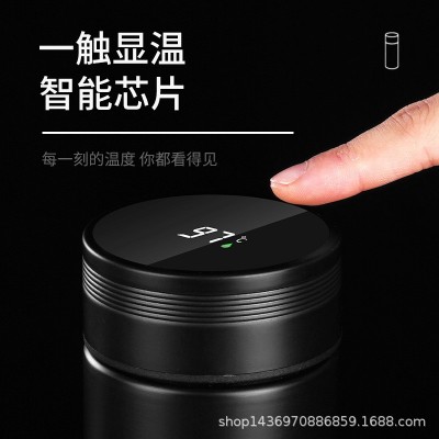 高档316不锈钢磨砂保温杯男商务大容量水杯女带茶隔刻字制定LOGO图2