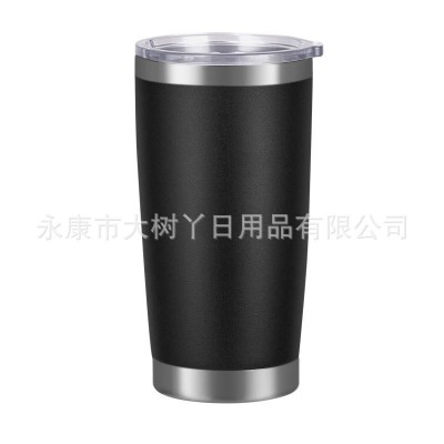 20oz喷塑汽车杯 304不锈钢真空双层保温杯 拇指盖冰霸杯啤酒杯图5