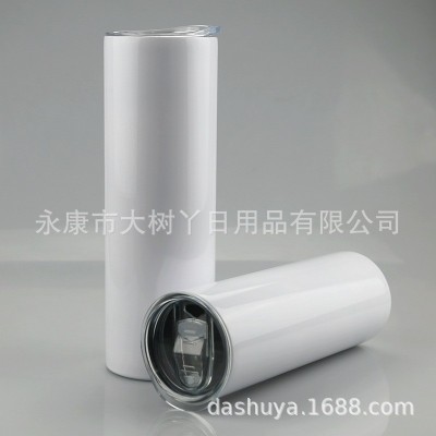 亚马逊专供 304不锈钢现货直筒杯 便携保温杯 双层直筒保温吸管杯图2