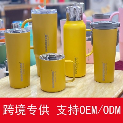 跨境专供316真空不锈钢咖啡杯大容量冰霸杯传家壶户外保温杯图2