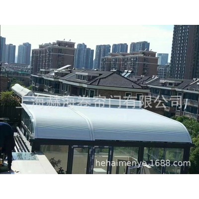 铝合金户外这样卷帘窗_欧式阳光房顶棚遮阳卷帘窗隔音节能卷帘窗图4