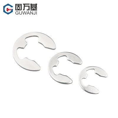 304不锈钢E型开口卡簧铁黑卡环e型卡簧挡圈卡扣M1.2M1. 5M2M3-M15图3