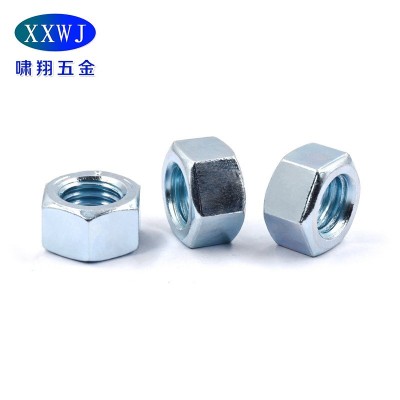 厂家现货高强度镀锌英美制5级六角螺母8级外六角细牙螺帽图4