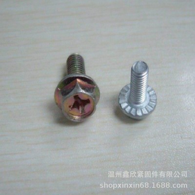 【法兰螺丝】厂家直销外六角法兰面螺丝 六角带滑齿螺栓M 5-M16  200+条评价 一年图2