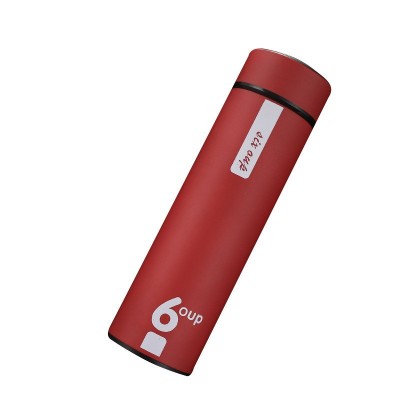 新款双层304不锈钢保温杯简约真空商务茶水分离杯创意广告礼品杯图4