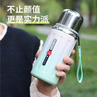 罗马小钢炮保温杯不锈钢保温杯大容量户外出行便携运动壶闷茶杯图2