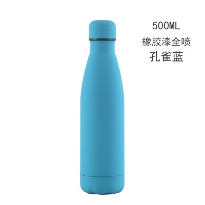 保温杯304不锈钢水杯 运动水壶可定制 跨境产品真空可乐瓶保温杯图5