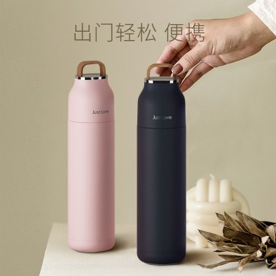 源头工厂跨境保温杯韩版不锈钢水杯便携学生高颜值大容量杯子批发图3