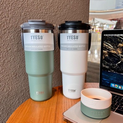 Tyeso保温杯硅胶杯套不锈钢运动30/40oz底座太空壶防滑垫硅胶杯垫图2