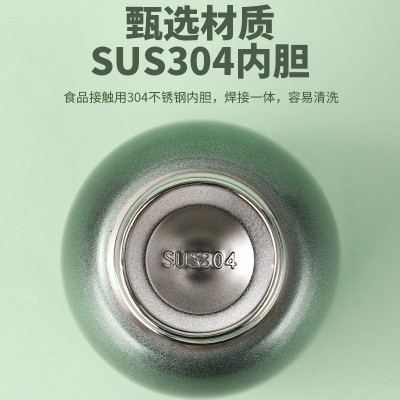 简约304不锈钢小胖丁保温杯小容量可爱大肚杯迷你水杯便携小水杯图2