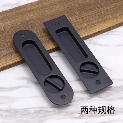 移门锁隐形推拉门锁钩锁卫生间移门锁浴室木门厨房内嵌入式移门锁图4