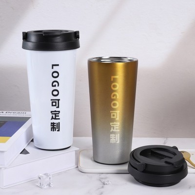 跨境304不锈钢便携户外车载随行杯现代简约大容量直饮手提咖啡杯图3