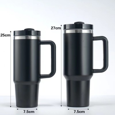 跨境新品30oz二代手柄杯304不锈钢汽车杯双层冰霸杯吸管杯保温杯图2