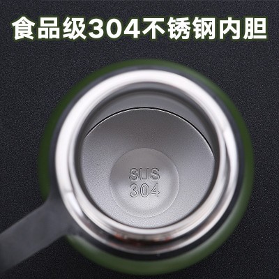 304真空不锈钢保温杯大容量便携手提户外运动水壶刻字logo刻印字图2