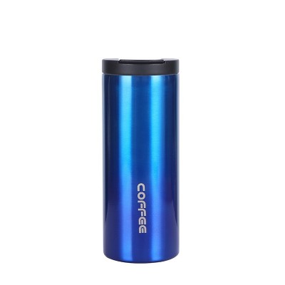 创意304随手直饮咖啡杯双层不锈钢真空保温杯随行咖啡杯车载杯图4