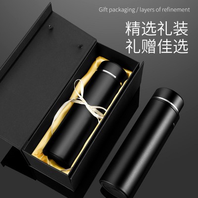 诺美欣高档智能保温杯男女士316不锈钢便携水茶杯子商务刻字logo图2