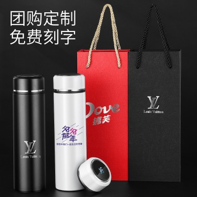 诺美欣高档智能保温杯男女士316不锈钢便携水茶杯子商务刻字logo图4