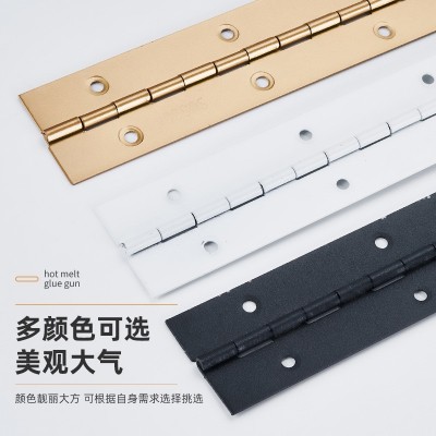 长合页不锈钢长排平开合页 消防柜长条折页钢琴柜门铰链排铰1.8米图3