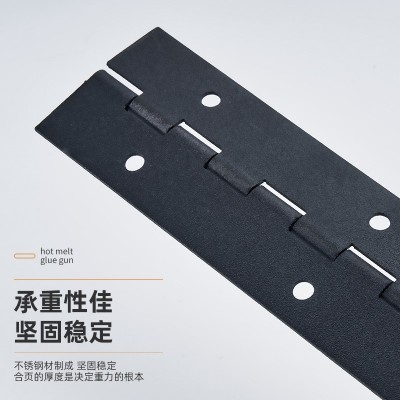 长合页不锈钢长排平开合页 消防柜长条折页钢琴柜门铰链排铰1.8米图4