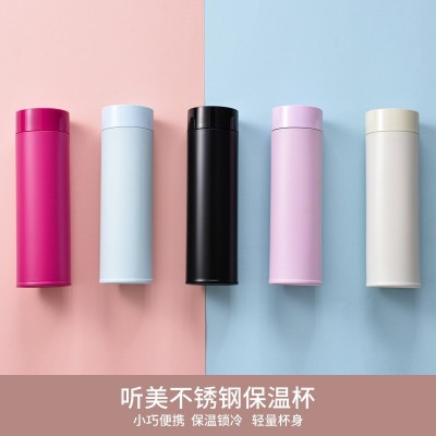 马卡龙316食品级不锈钢保温杯轻薄简约水杯高端礼品杯刻字logo图4