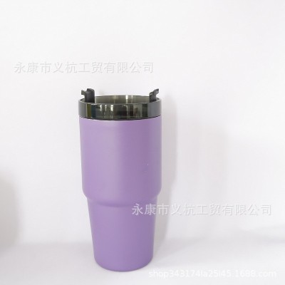 跨境亚马逊新款30oz汽车杯304不锈钢双层保温杯保冷冰霸车载汽车图3