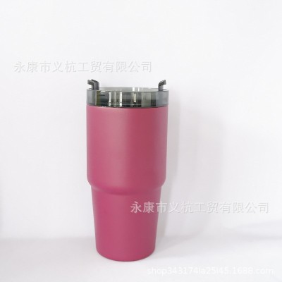 跨境亚马逊新款30oz汽车杯304不锈钢双层保温杯保冷冰霸车载汽车图2