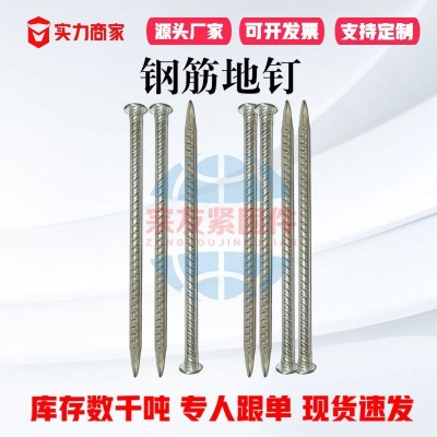 钢筋地钉带帽户外天幕帐篷地桩地面装饰防风固定钢筋桩花园艺地锚图2