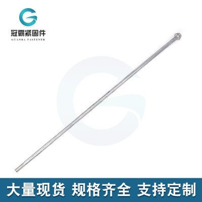 镀锌加长法兰螺栓外六角螺丝杆 8.8级加硬特长螺栓带垫法兰面螺栓图1