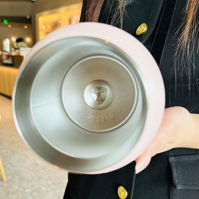 保温杯批发316不锈钢儿童水杯学生高颜值可爱便捷弹盖吸管大肚杯图3