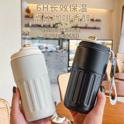 高颜值316不锈钢智能保温杯简约便携咖啡杯商务礼品批发水杯子图1