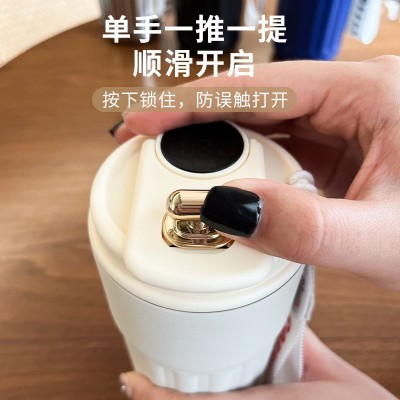 高颜值316不锈钢智能保温杯简约便携咖啡杯商务礼品批发水杯子图4
