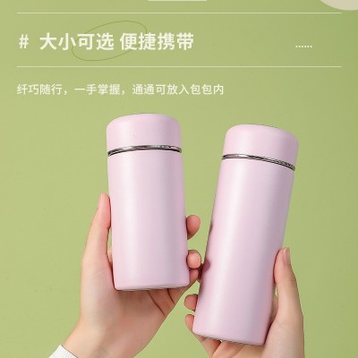 跨境专供 新款316不锈钢保温杯时尚小焖烧杯高颜值轻奢水杯子迷你图3