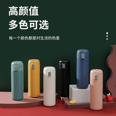 跨境专供 304不锈钢弹跳杯车载汽车杯便捷随身杯厂家直销一件代发图1