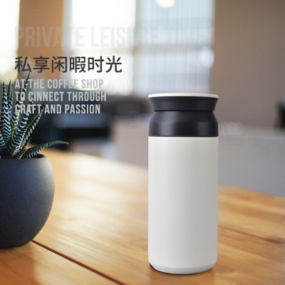 日系304不锈钢保温杯户外男女元素杯情侣便携提手咖啡杯时尚水杯图4