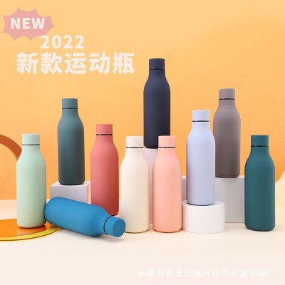 现货亚马逊不锈钢可乐瓶保温杯双层304红酒瓶大容量户外 运动水杯图2
