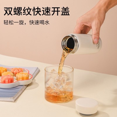 史努比正版316食品级不锈钢水杯便携迷你卡通杯子家用儿童 保温杯图3