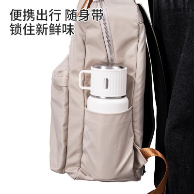迪乐贝尔保温杯男女生便携户外不锈钢水壶家用带盖保温瓶泡 茶杯子图5