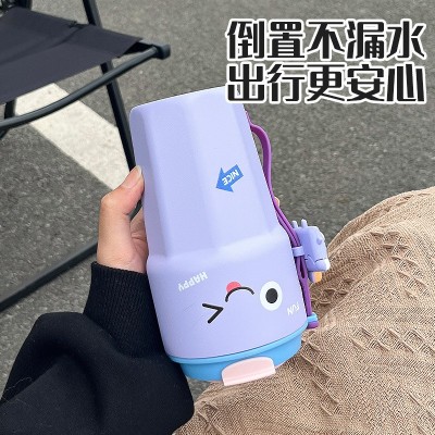 304不锈钢咖啡杯保温杯ins风简约高颜值水杯不锈钢便携式保温杯图4