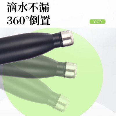 跨境亚马逊304不锈钢可乐瓶户外运动便携大容量双层真空保温杯子图2