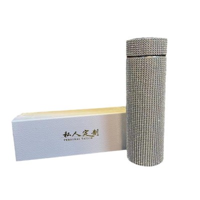 数显保温杯304不锈钢镶钻保温杯伴手礼温显水杯显温智能保温杯图5