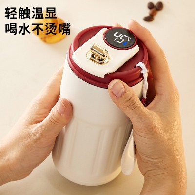 促销智能温显316不锈钢保温杯男女咖啡杯水杯高颜值便携 车载杯子图4