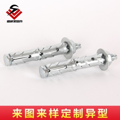 定制砌块膨胀螺丝穿山刺切块壁虎鱼鳞拉爆膨胀螺丝松软墙带刺胀栓图2