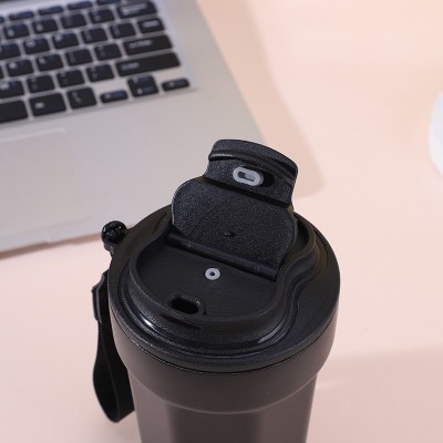 提绳八角咖啡杯礼品水杯316不锈钢保温杯学生杯时尚简约便携水杯图4